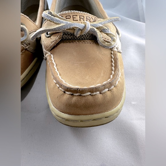 💚 - SPERRY TOP SIDER ANGELFISH WOMEN’S SIZE 6. TAN - Picture 4 of 7
